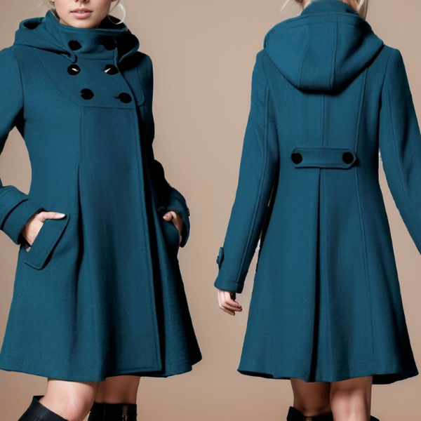Solvara™ – Stylová bunda s kapsami a kapucí